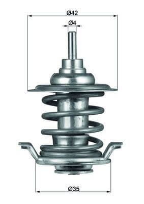 MAHLE TX 59 83 — Termostat, soğutma sıvısı