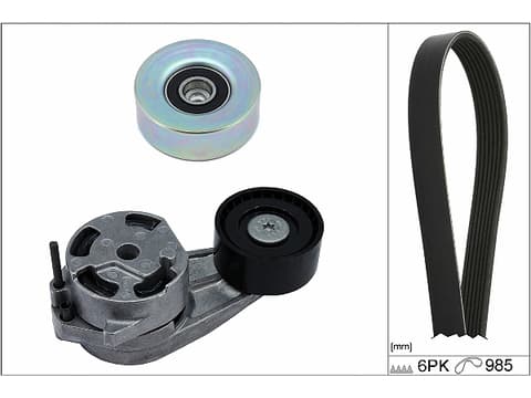 Schaeffler INA 529 0482 11 — Kanallı V kayışı seti